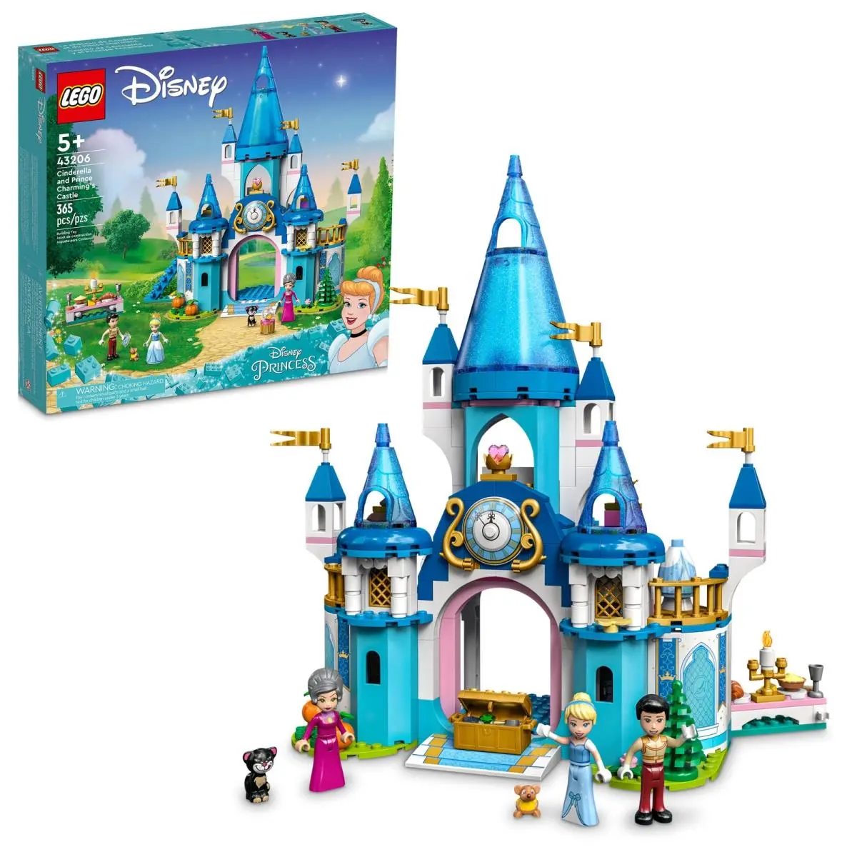 Lego Disney: Cinderella and Prince Charming`s Castle 43206