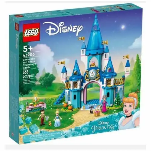 Lego Disney: Cinderella and Prince Charming`s Castle 43206