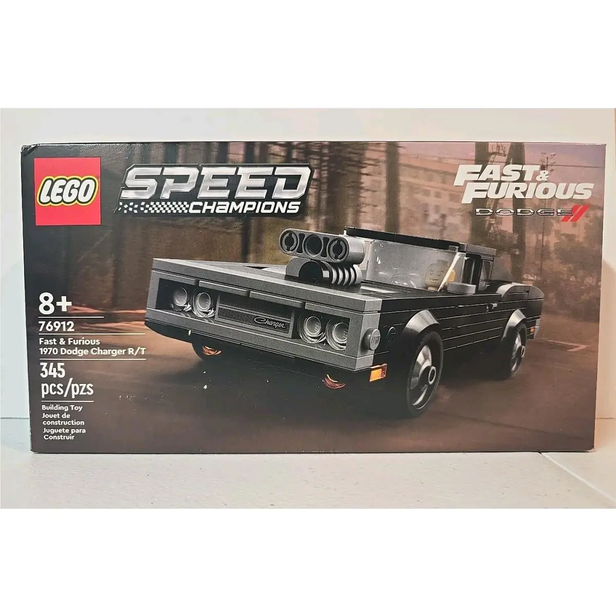 Lego 76912 Speed Champions Fast Furious 1970 Dodge Charger R/t Car Retired