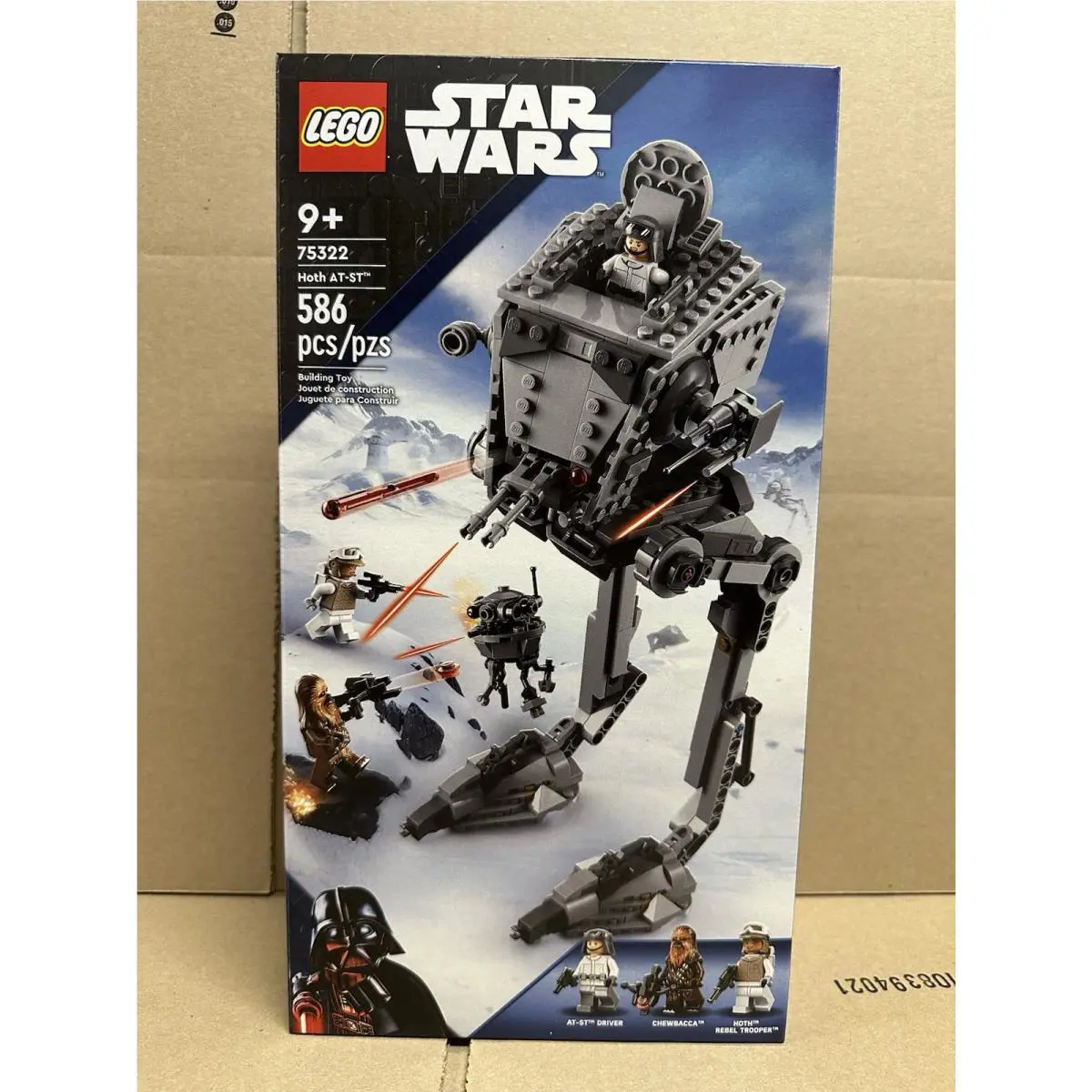 Lego Star Wars 75322 Hoth At-st Retired Set In Box Shelf Wear