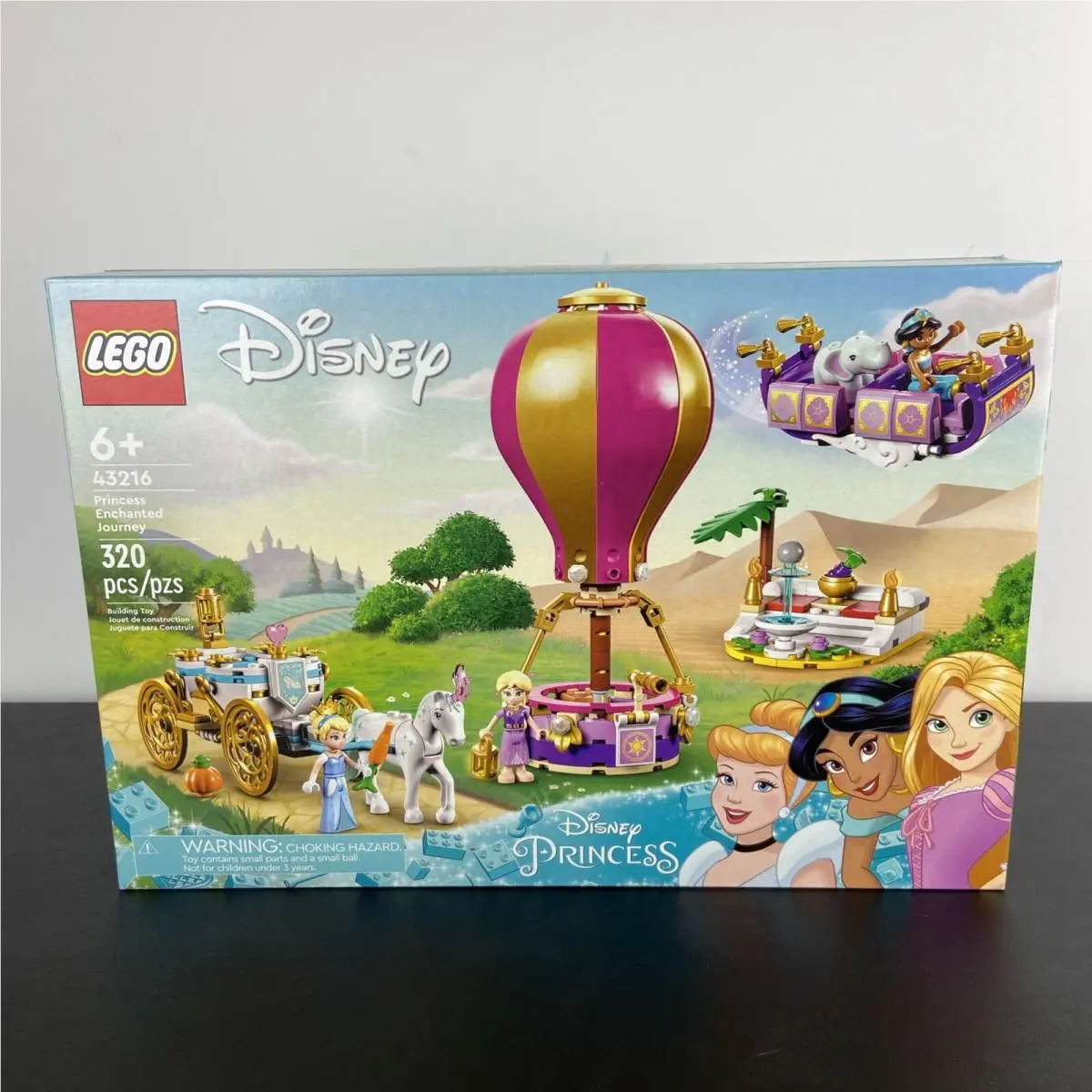 Lego 43216 Disney Princess Enchanted Journey with Cinderella Jasmine Retired