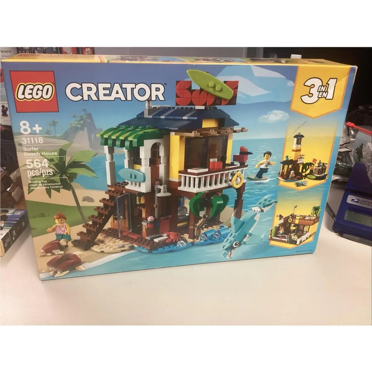 Lego Creator 3 in 1 Surfer Beach House 31118 Retired Set