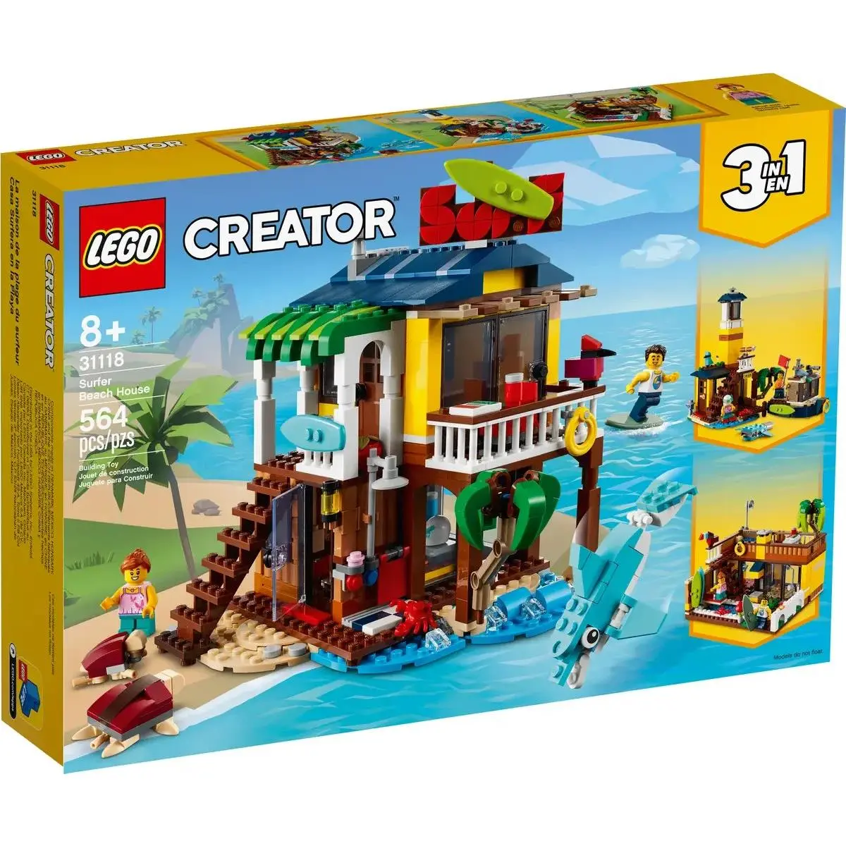 Lego 31118 Creator 3-in-1: Surfer Beach House Retired
