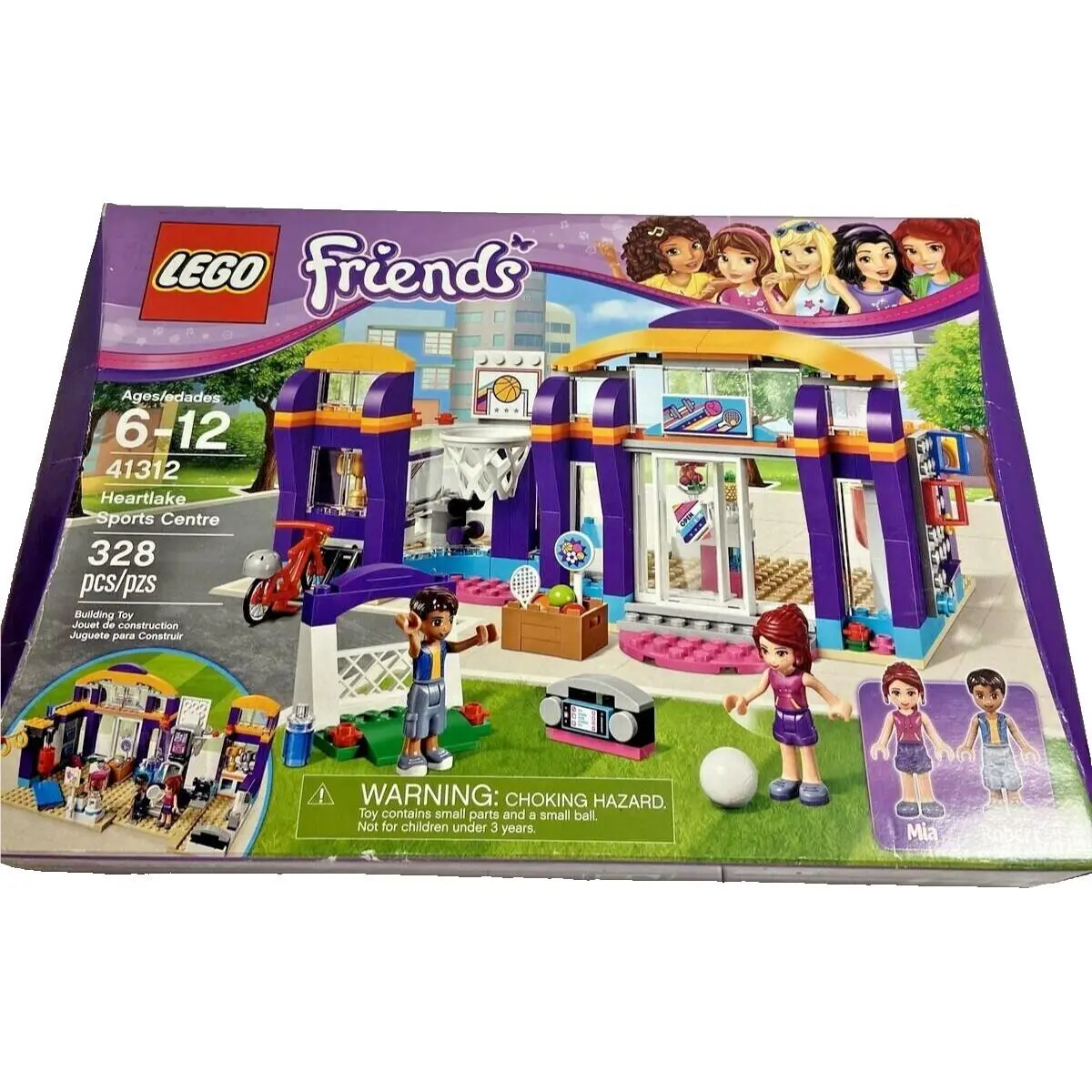Lego Friends Heartlake Sports Centre Set 41312 - 328 Pieces