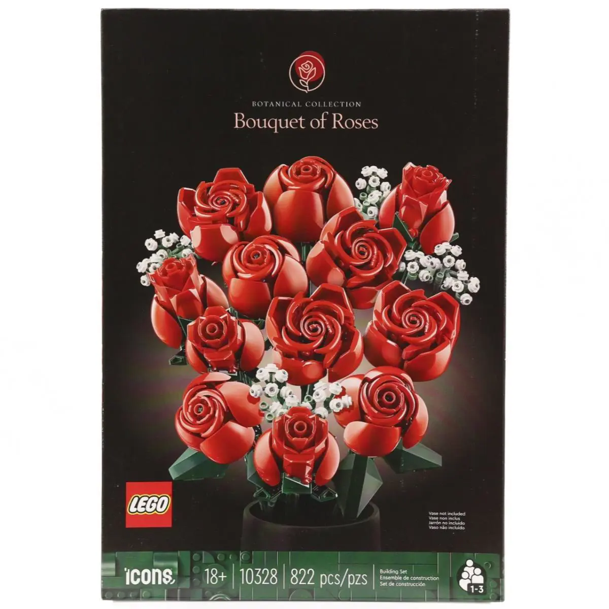 Lego Botanicals Bouquet of Roses 822 Pieces