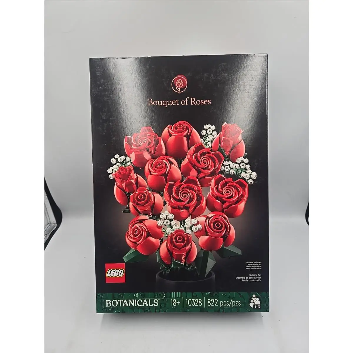 Lego Bouquet of Roses 10328 Icons Botanical Collection 822 Pieces 18+