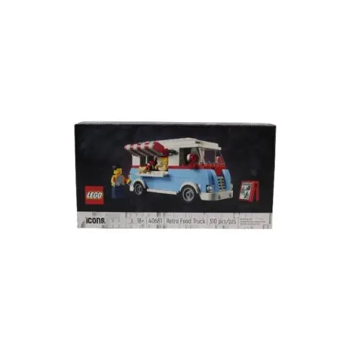 Lego 40681 Multicolor Retro Food Truck Building Toy 310 Pcs Ages 18+