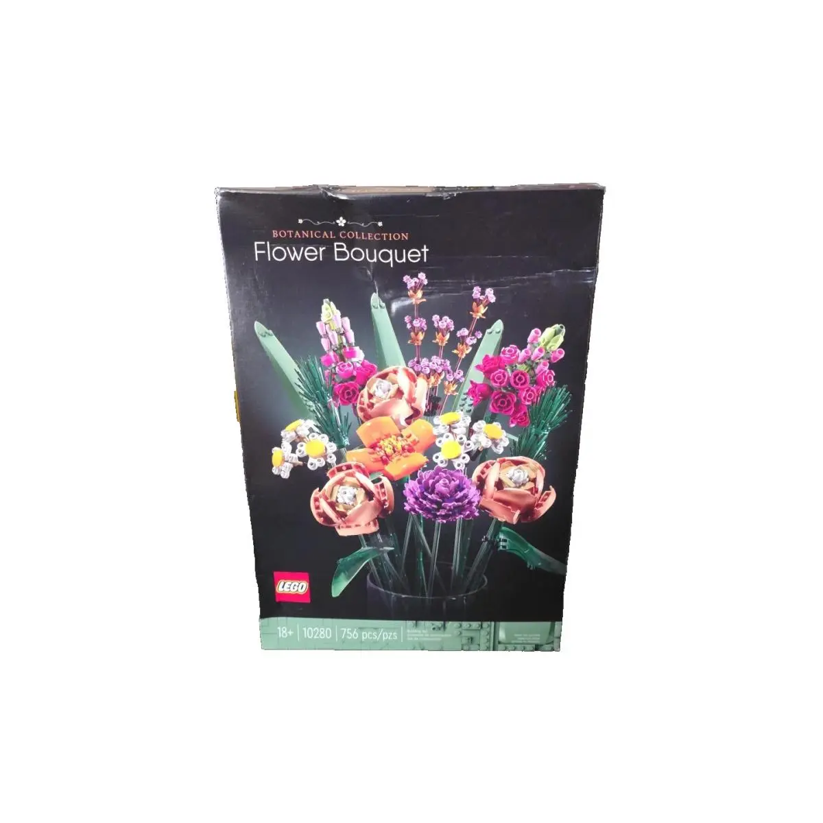 Lego Botanicals Flower Bouquet 10280 Box Wear 756 Pcs Adult Decor Set