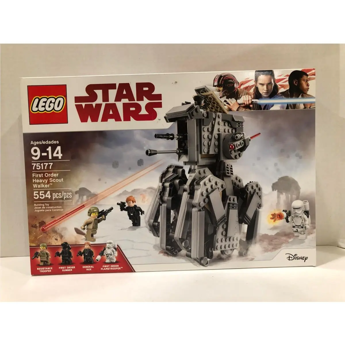 Lego Star Wars First Order Heavy Scout Walker 75177 554 Pieces