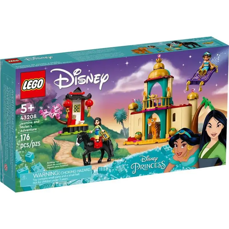 Lego Jasmine and Mulan s Adventure 43208 Disney Princess Minifigure Building Set