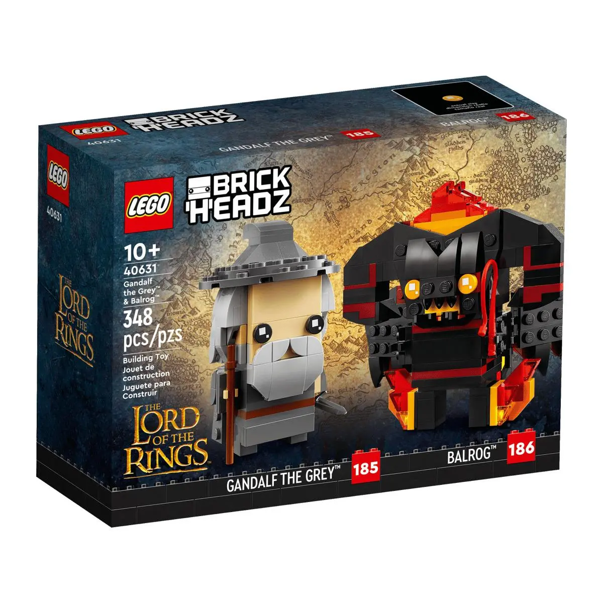 Lego Brickheadz Lord of The Rings Gandalf The Grey Balrog 40631 2023