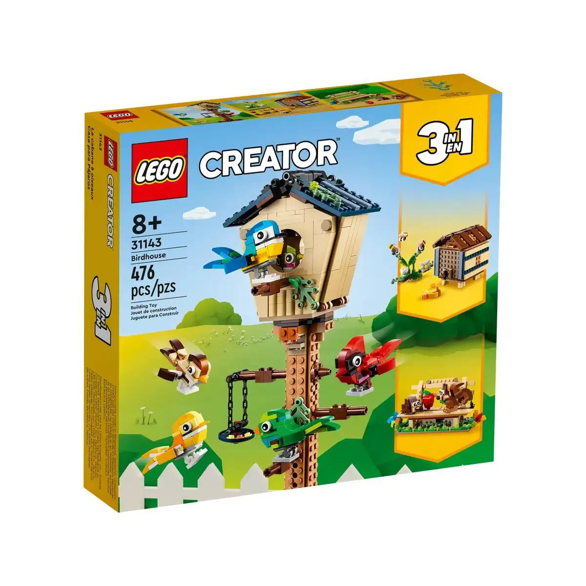 Lego Birdhouse 31143 Creator Minifigure Building Set