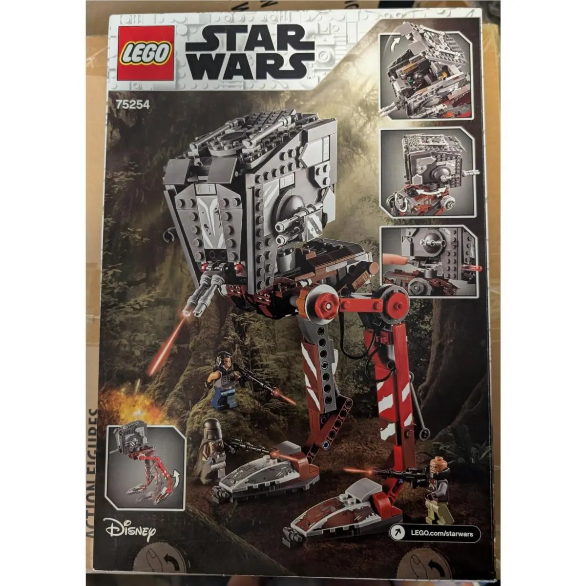 Retired Mandalorian Star Wars At-st Raider 75254 - - Mint