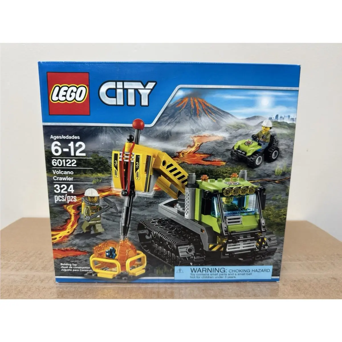 Lego City 60122 Volcano Crawler with Tracks