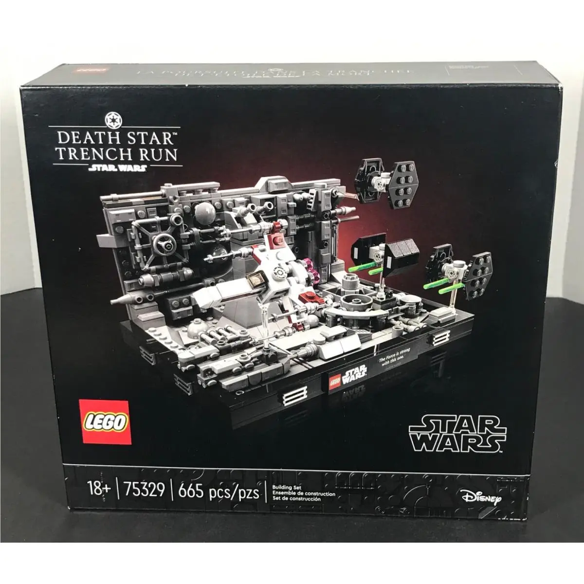 Lego Star Wars Death Star Trench Run Diorama 75329 X-wing Tie Fighter