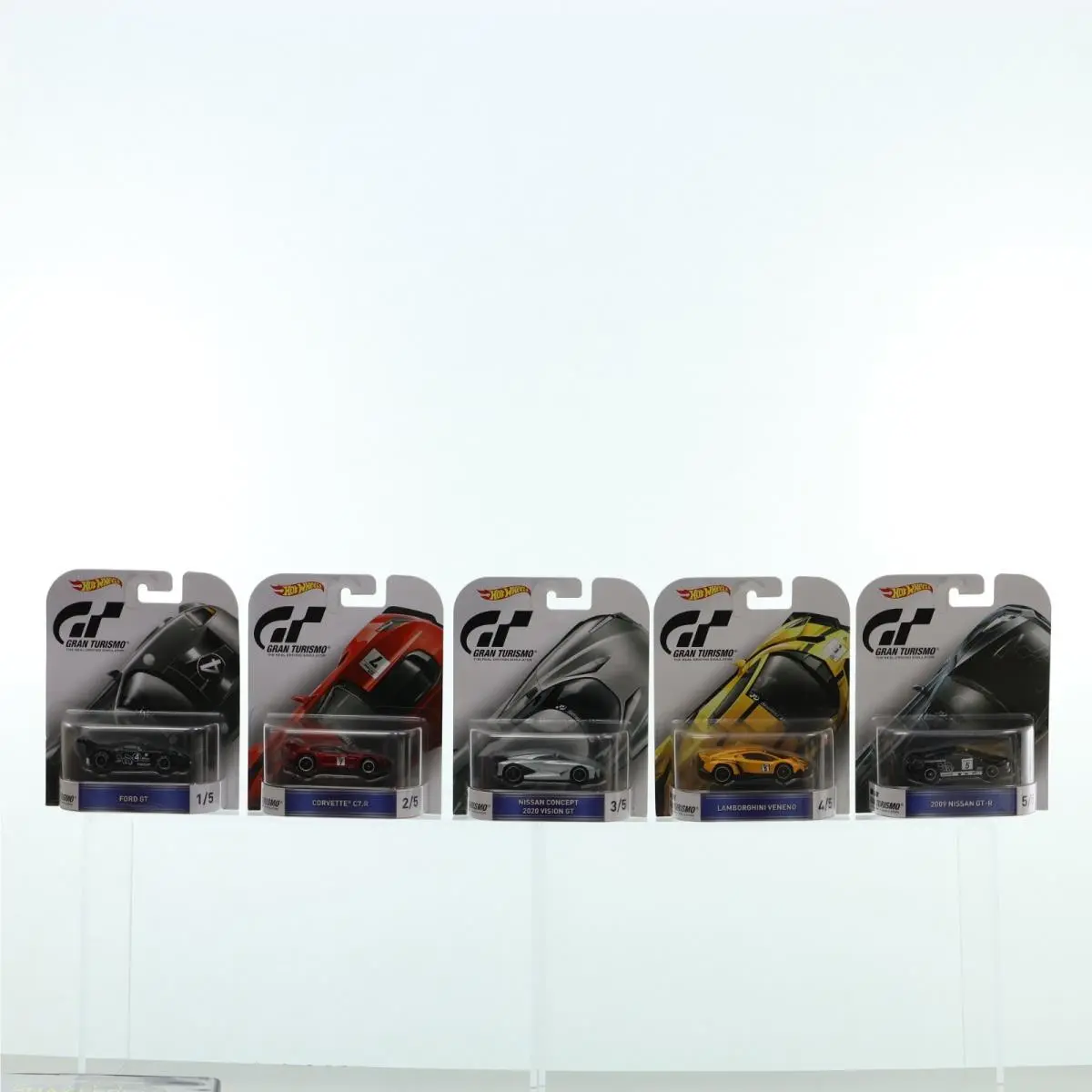 Hot Wheels Premium Gran Turismo Retro Entertainment Set of 5 2016 - Multi-Color