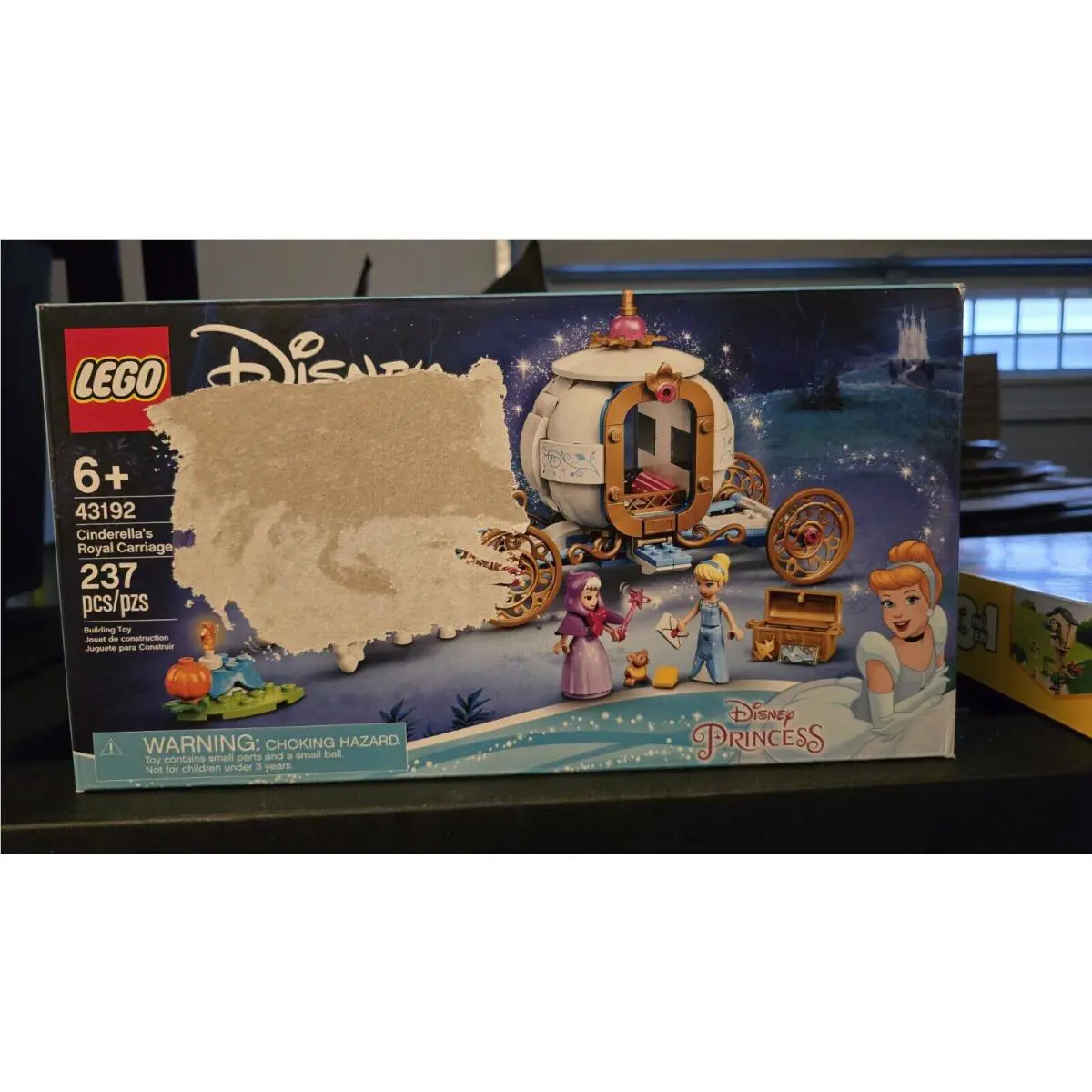 Lego Disney Princess: Cinderella`s Royal Carriage 43192 Box Damage