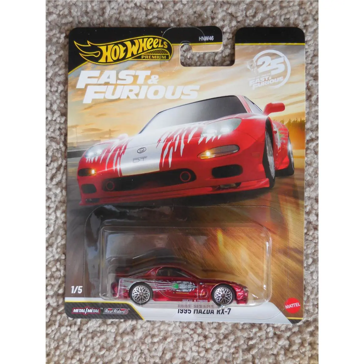 2026 Hot Wheels Premium 1995 Mazda RX-7 Chase 25 Years OF Fast Furious