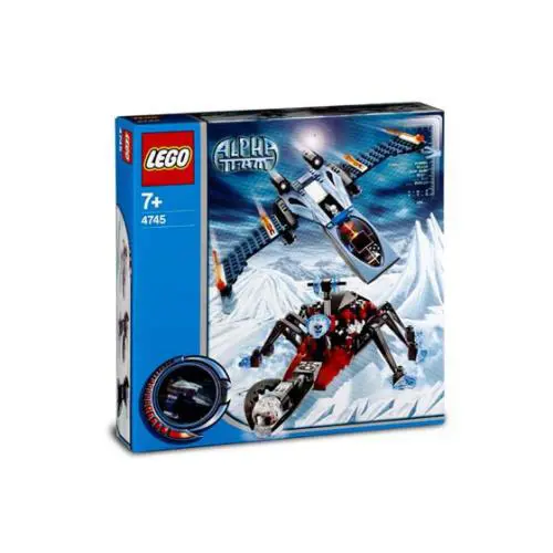 Lego Blue Eagle Vs. Snow Crawler 4745 Alpha Team Minifigure Building Set