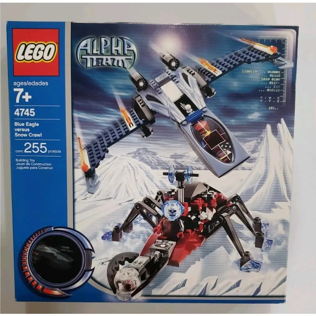 Lego 4745 Blue Eagle Versus Snow Crawler Seller 20+ Yrs Alpha Team