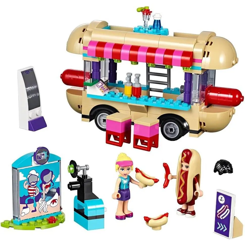 Lego Friends 41129 Amusement Park Hot Dog Van Retired