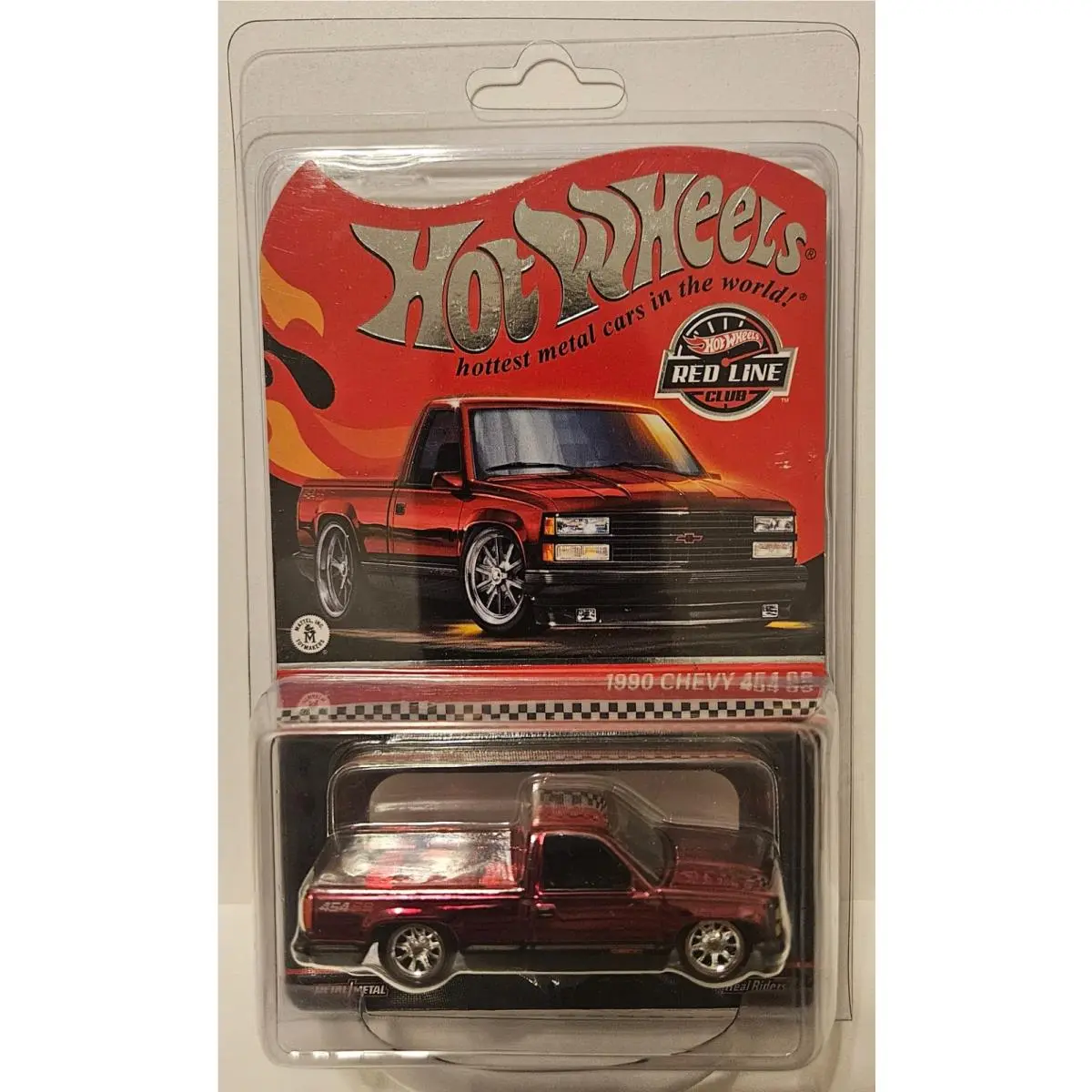 Hot Wheels 2023 Rlc Exclusive 1990 Chevy 454 SS HNL20 1:64 Chrome Red