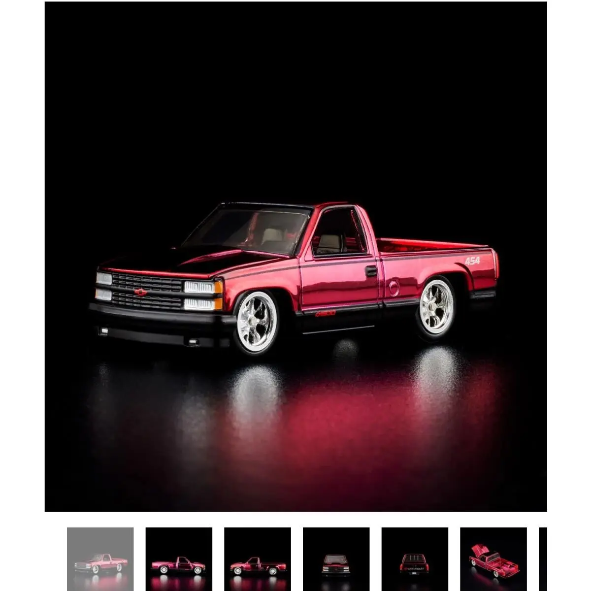 Hot Wheels Rlc Exclusive 1990 Red Chevy 454 SS Spectraflame Red Zamac