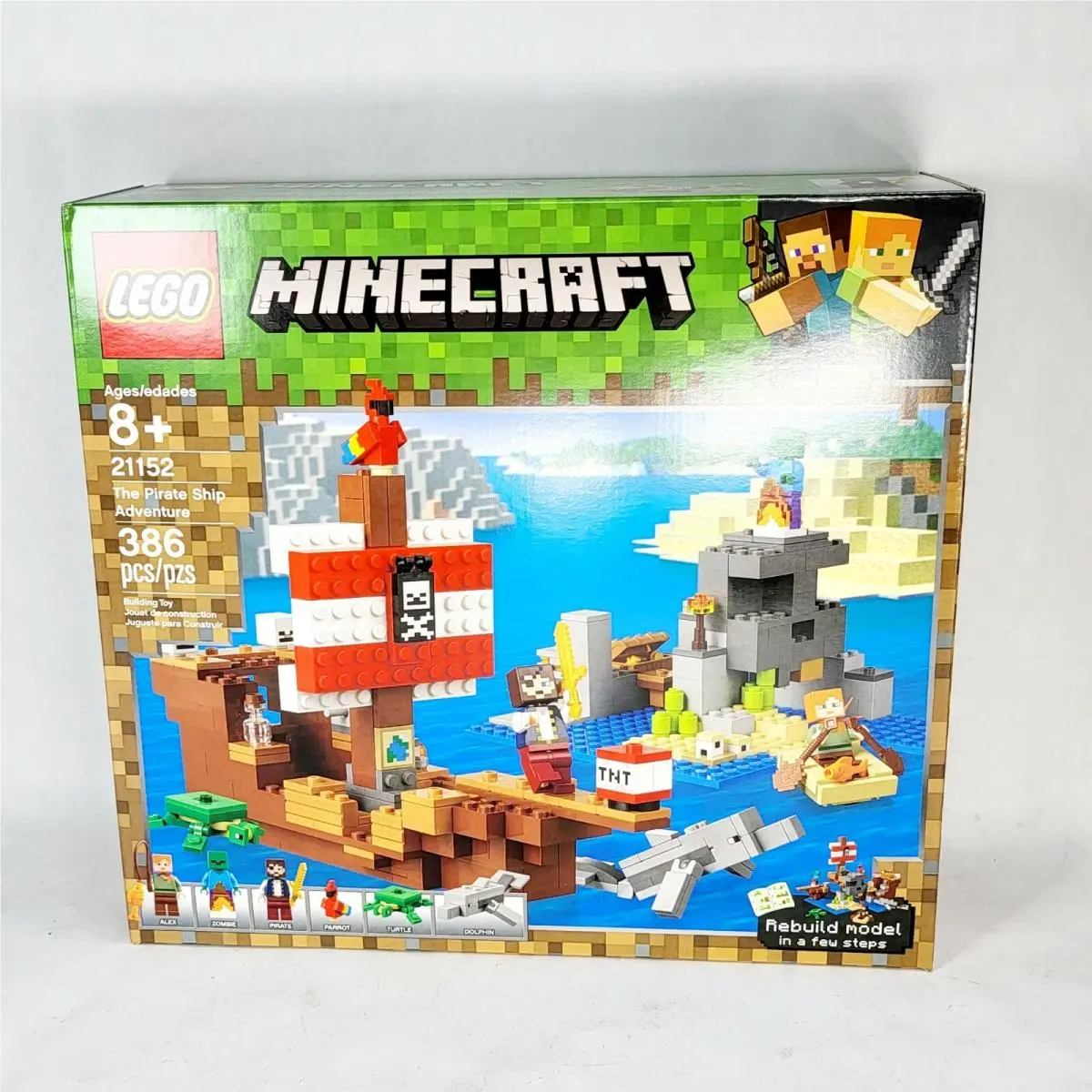 Lego Minecraft 21152 The Pirate Ship Adventure Set