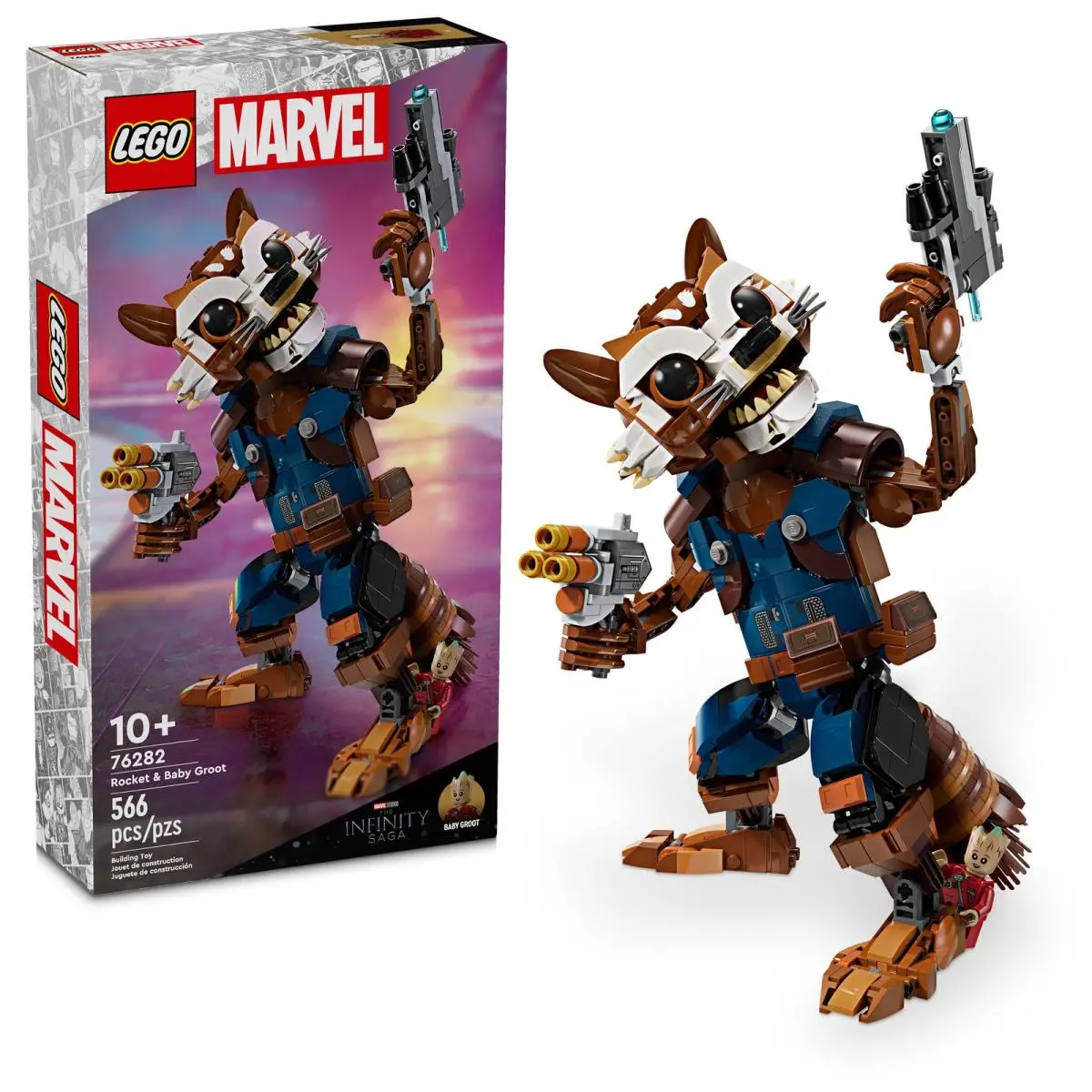 Lego Super Heroes Rocket Baby Groot 76282 Building Set