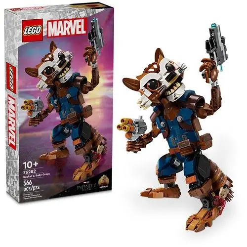 Lego® Marvel Super Heroes Rocket Baby Groot 76282 Toy Brick