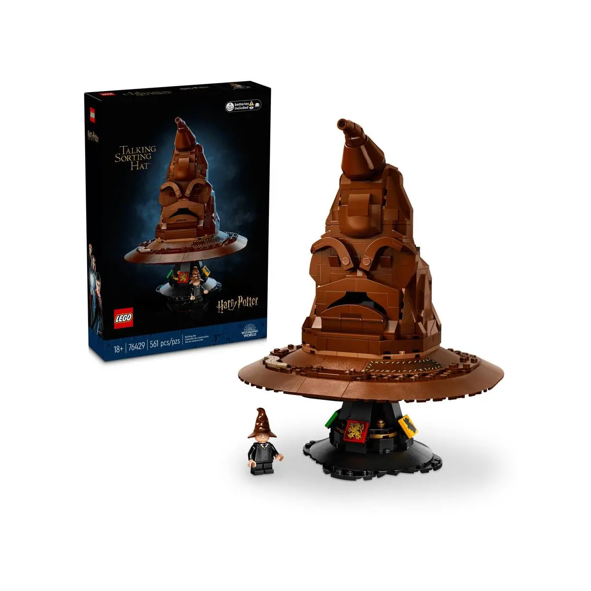 Lego Harry Potter Talking Sorting Hat w Sound Collectible Set 76429