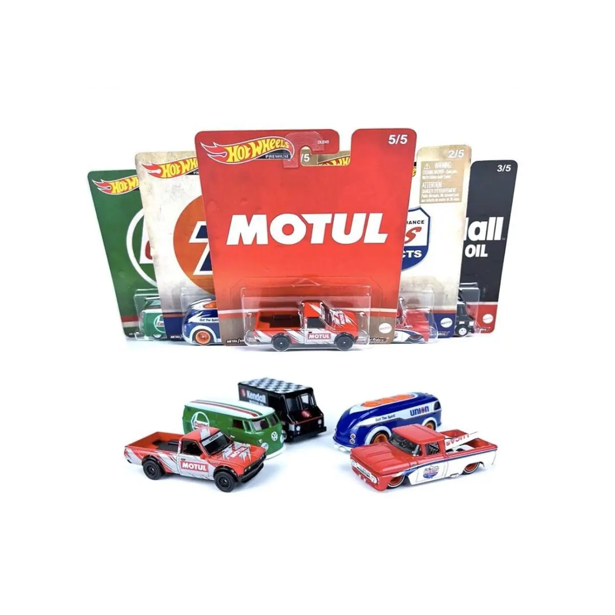 Hot Wheels 2023 Pop Culture Vintage Oil Set of 5 Cars DLB45-979U