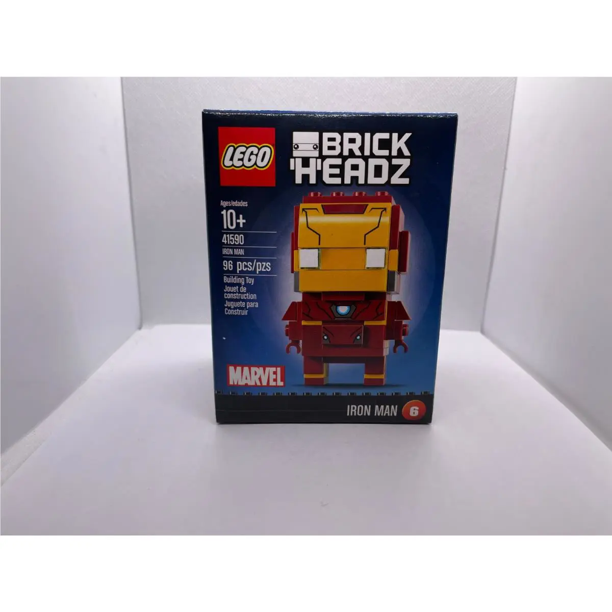 Lego 41590 Brickheadz 6 Iron Man Marvel Civil War Retired