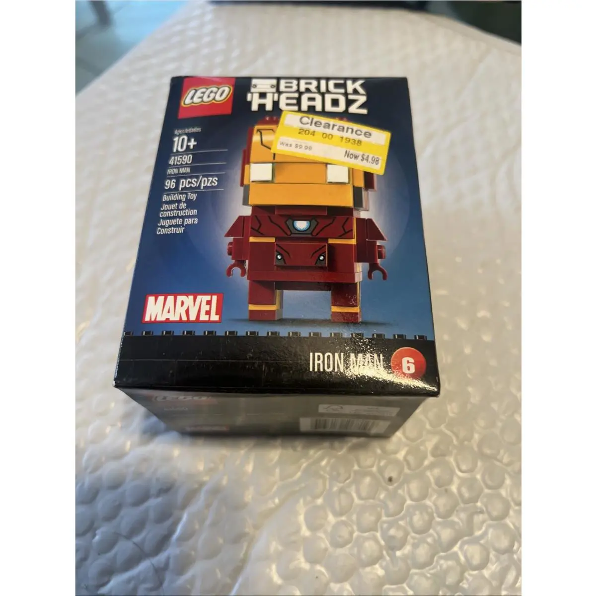 Lego Brickheadz Iron Man 41590 Wear Box