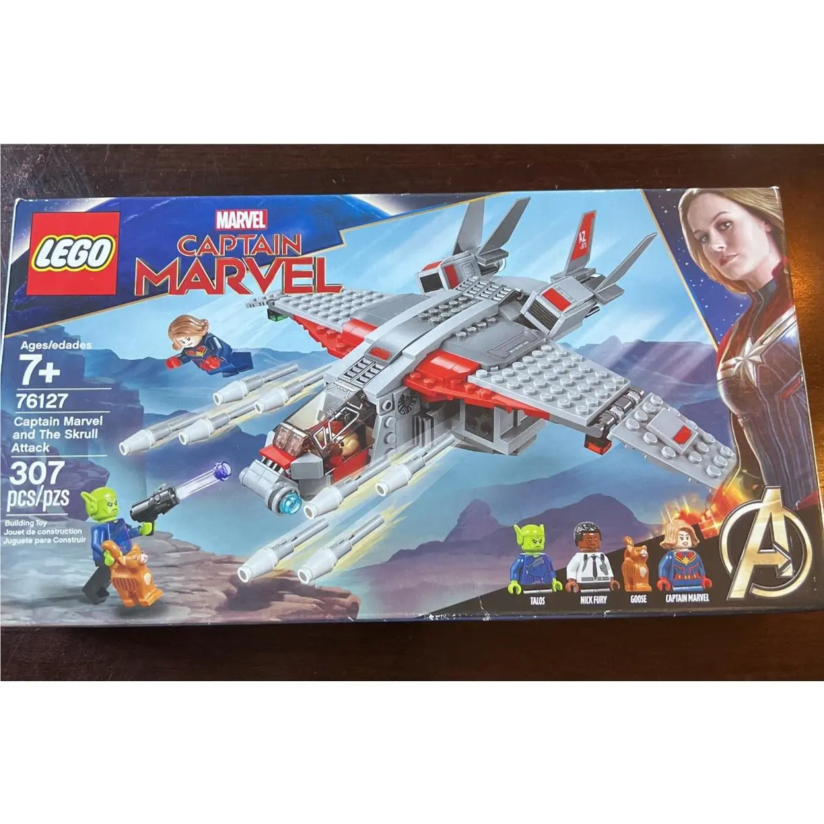 Lego 76127 Captain Marvel and The Skrull Attack Set