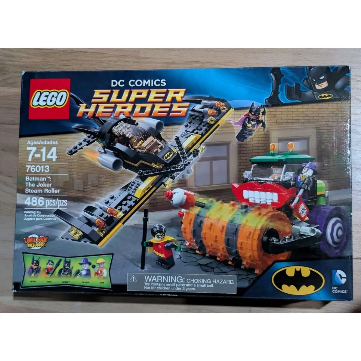 Lego 76013 DC Comics Super Heroes: Batman The Joker Steam Roller-2014