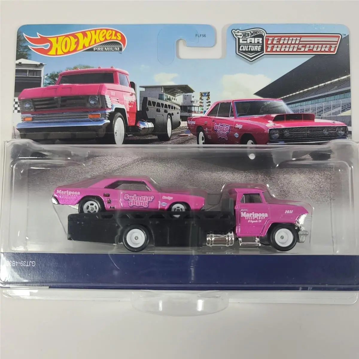 HW Car Culture Team Transport `68 Dodge Dart Horizon Hauler Rare Error in Label