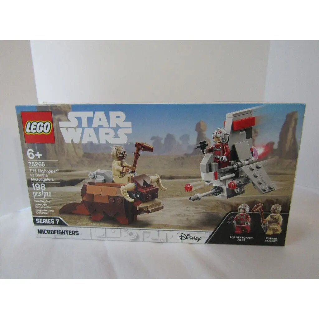 Lego Star Wars 75265 Series 7 Microfighters: T-16 Skyhopper vs Bantha Tusken