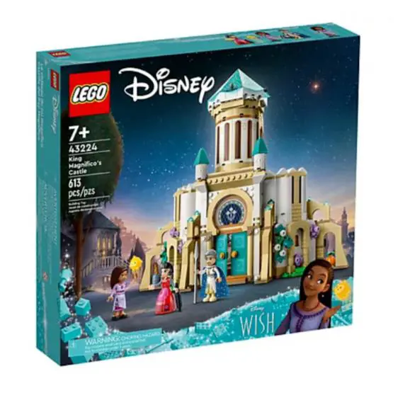 Lego Disney Wish: King Magnifico`s Castle Building Toy Set 43224. New-sealed