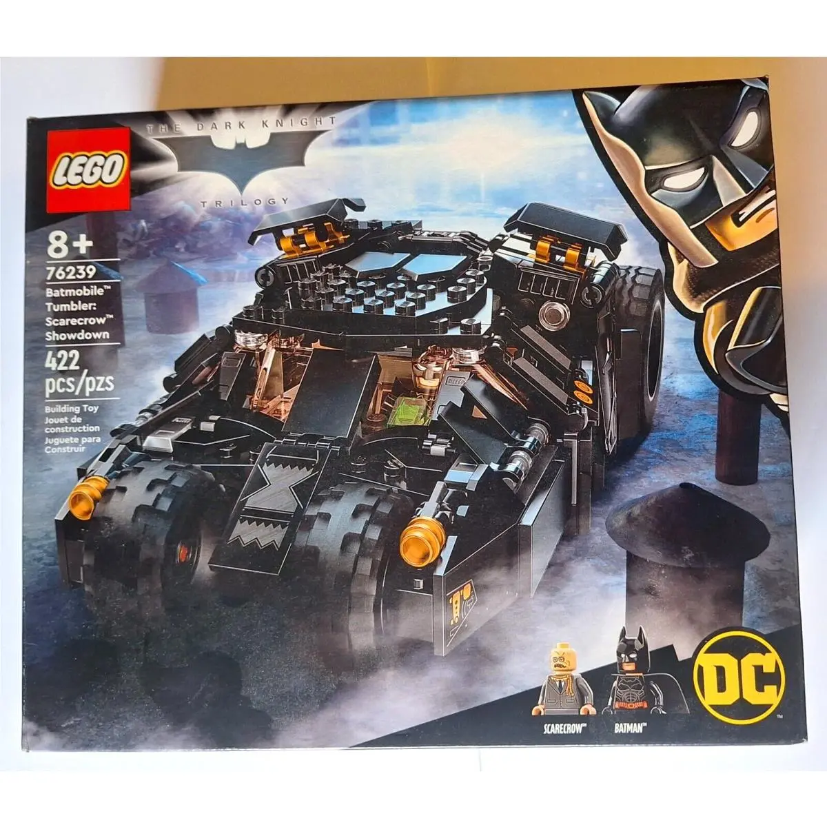 Lego 76239 Batmobile Tumbler Scarecrow Showdown Dark Knight DC Comics