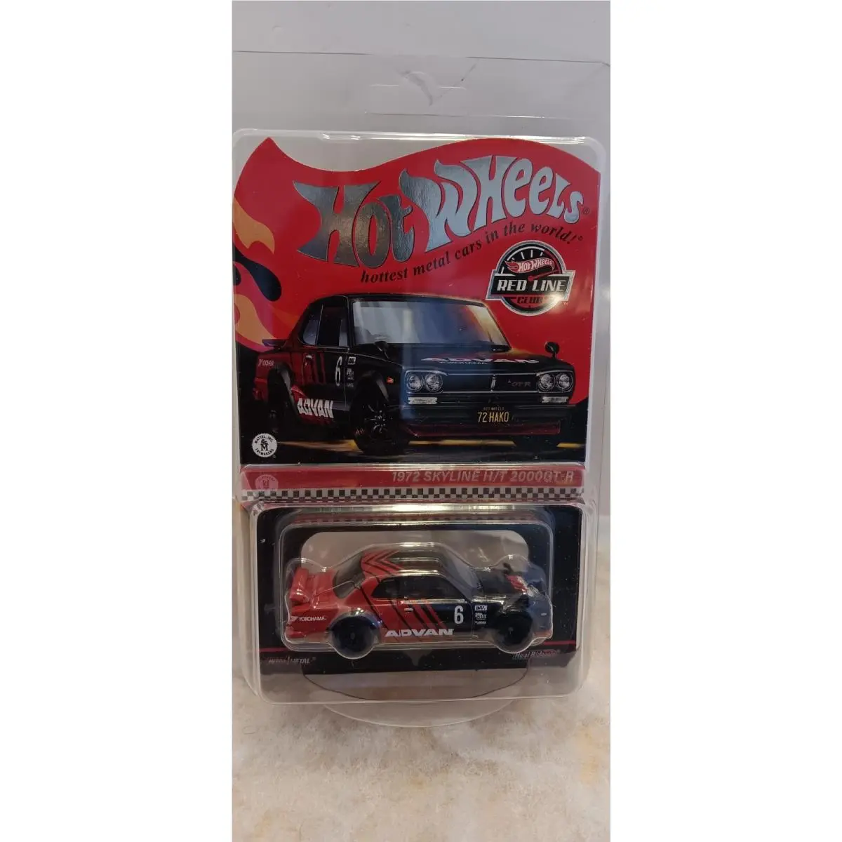 Mattel Exclusive Rlc 1972 Nissan Skyline H/t 2000GT-R Advan Hot Wheels
