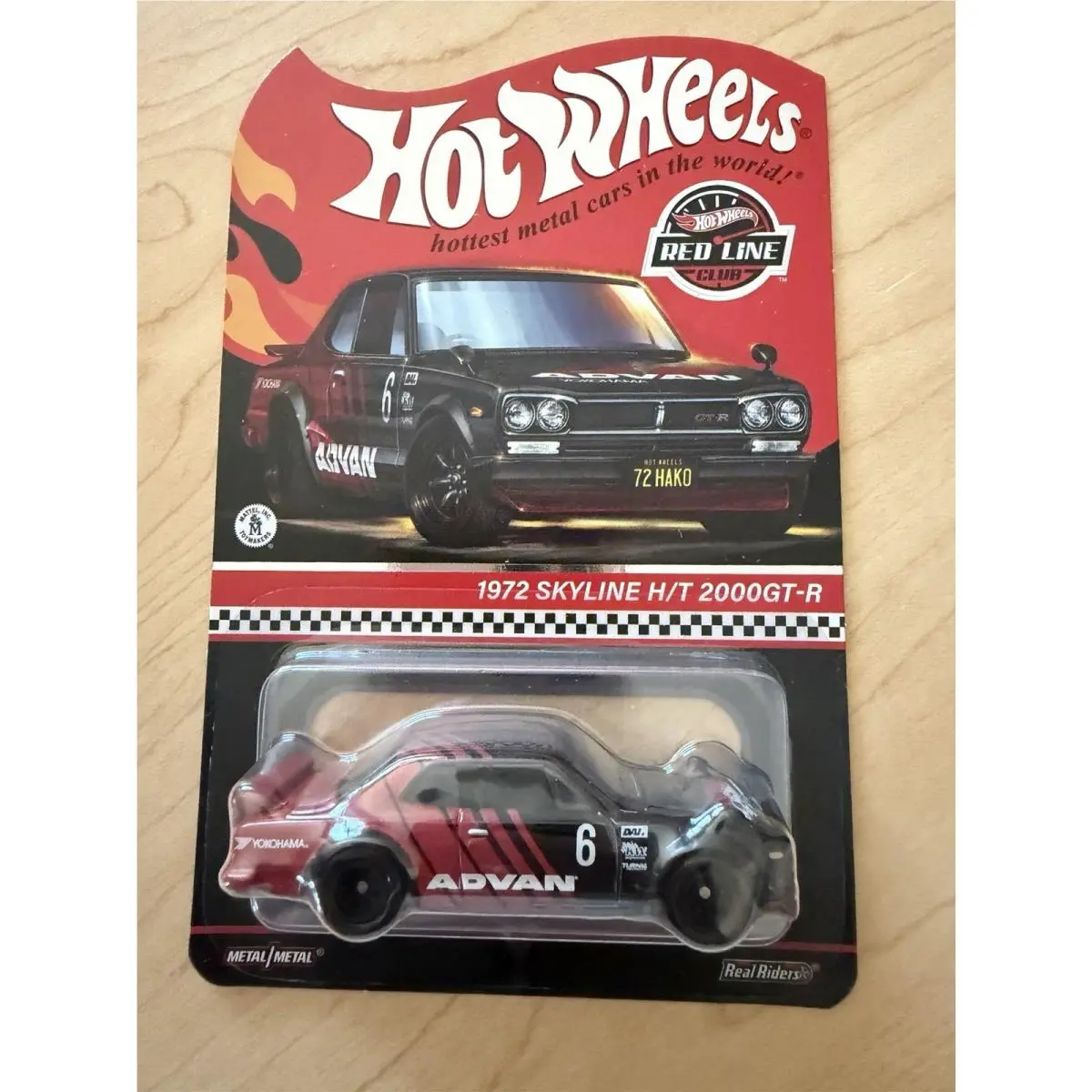 Hot Wheels 2024 Rlc Exclusive 1972 Skyline H/t 2000GT-R Advan Livery HNL24