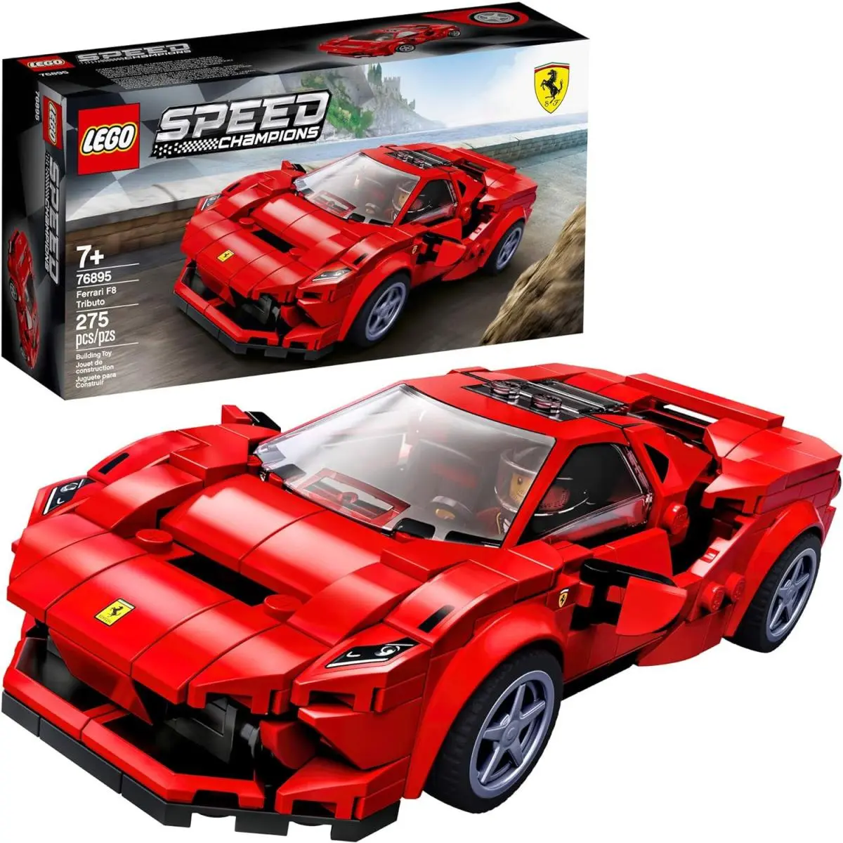 Lego Speed Champions 76895 Ferrari F8 Tributo Race Car