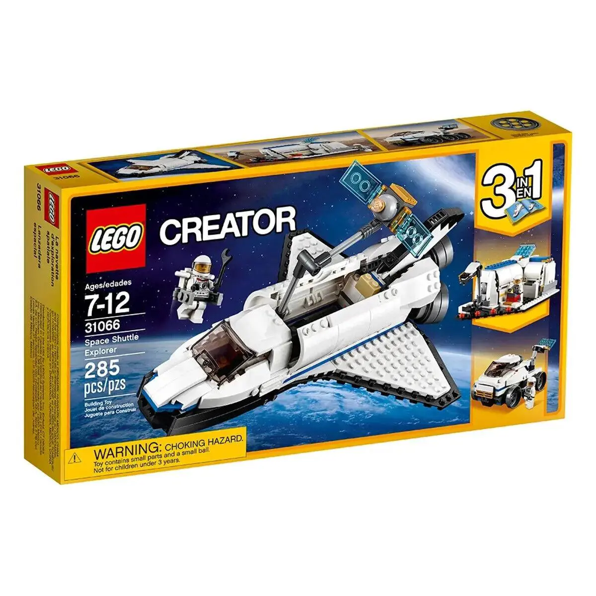 Lego Space Shuttle Explorer 31066 Creator Minifigure Building Set