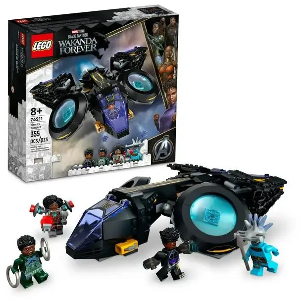 Lego Marvel Black Panther Wakanda Forever Shuris Sunbird - Set 76211