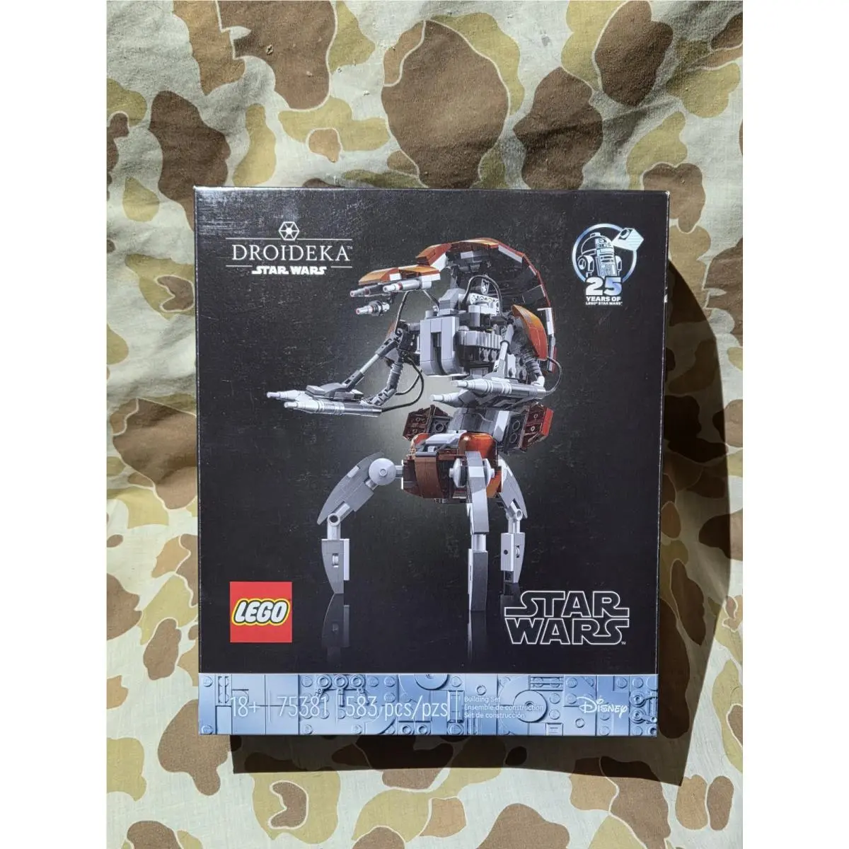 Lego Star Wars Droideka 75381 583pcs 18+ Display Plate Included Set