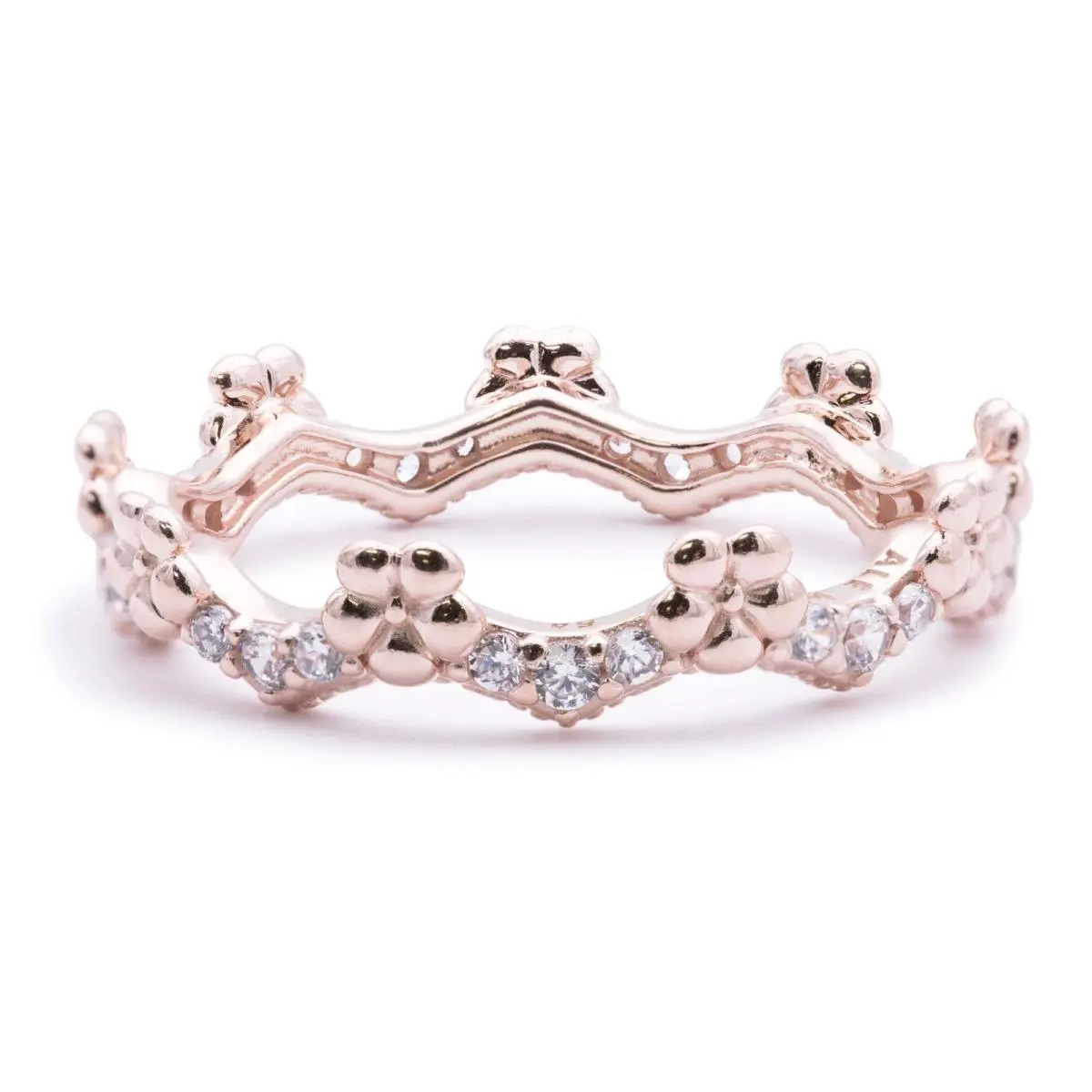 Pandora Flower Crown Ring 187924CZ