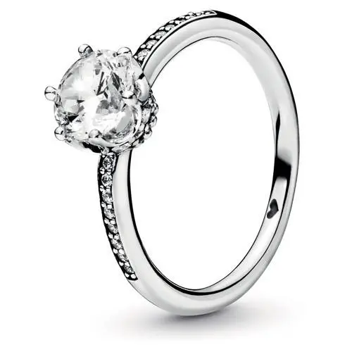 Pandora Clear Sparkling Crown Ring 198289CZ