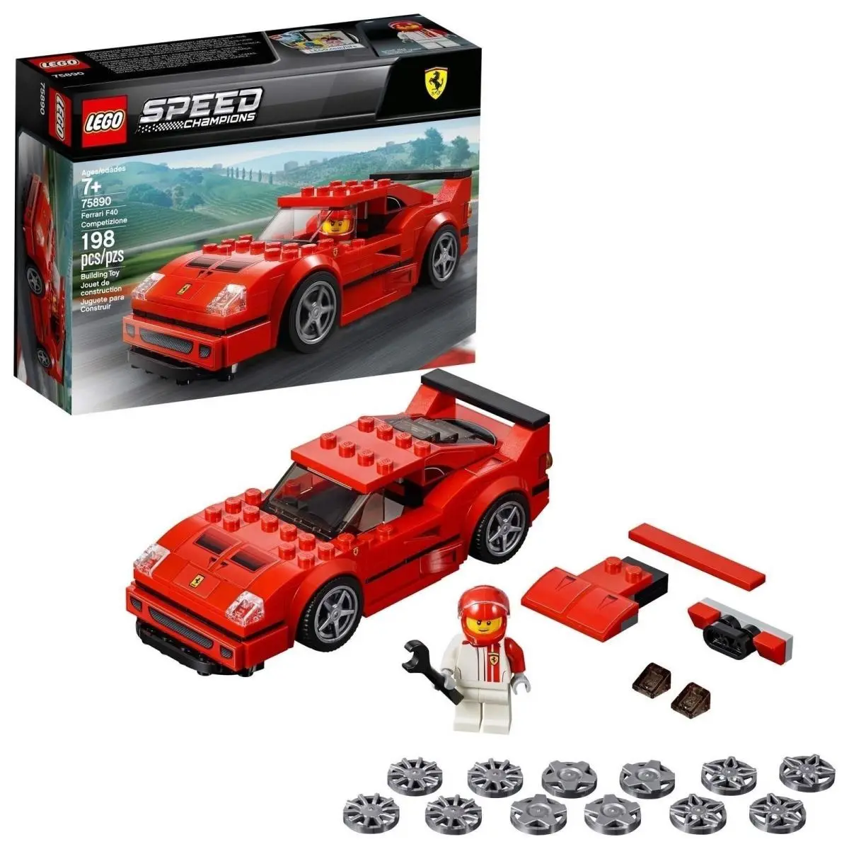 Lego Speed Champions Ferrari F40 Competizione 75890 Building Kit