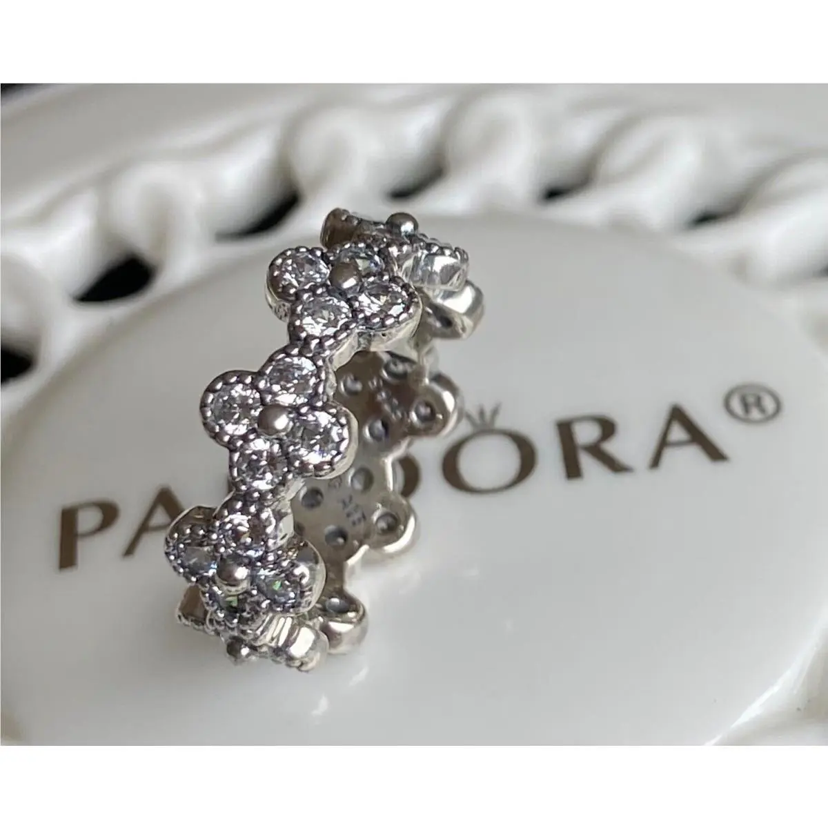 Pandora Oriental Blossoms Ring 191000CZ